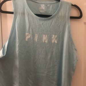 Pink by VS crop tank top